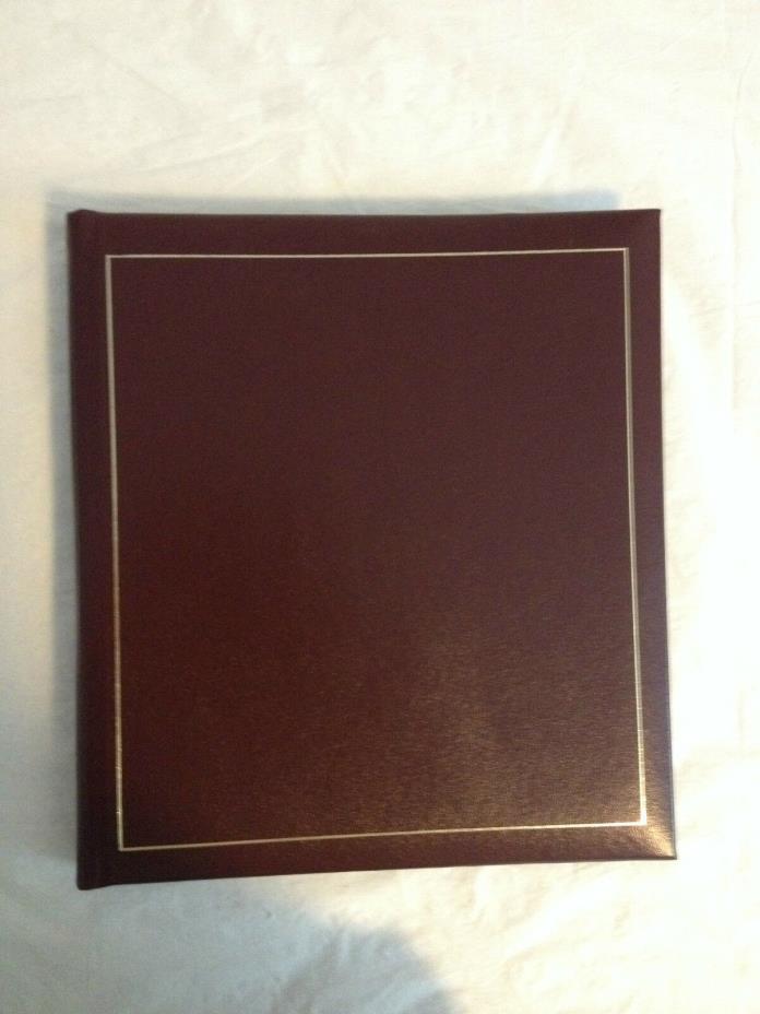 Gibson Bonded Leather Archival Grade Pocket Page Album Burgandy NIB