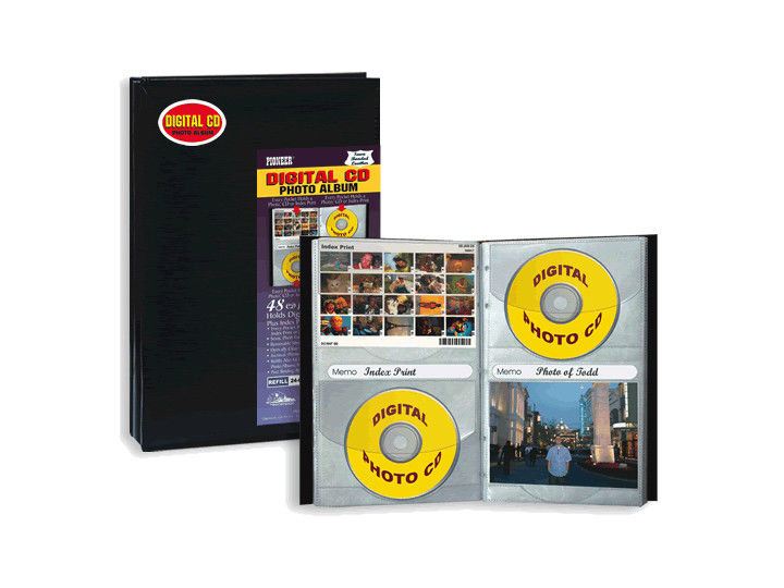 Pioneer Photo Album CD48 European Bonded Leather holds 48 Digital CD /DVD /Foto*