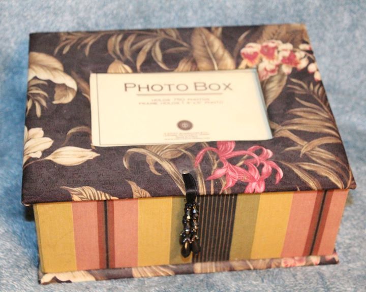 Fabric Photo Box Holds up to 780 Photos