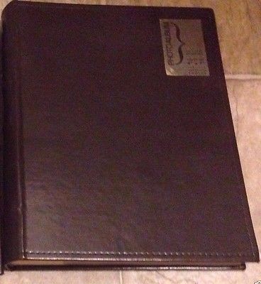 Photo Album Slip In Photographs Acid Free Archival Safe faux Leather Brown NWT