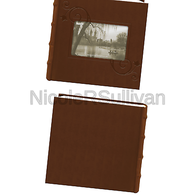 Pioneer Embossed Floral Frame Leatherette Cover Photo Album, Brown (4