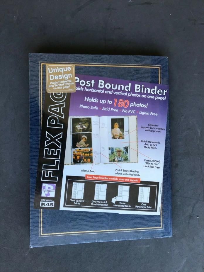 Post Bound Binder Photo Album-Holds up to 180 prints