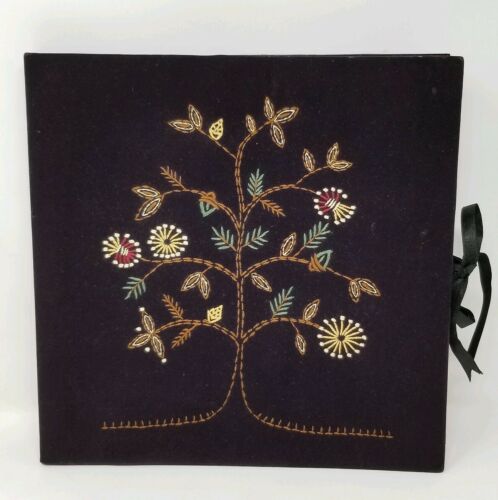 Pottery Barn Embroidered Scrap Book 12 x 12