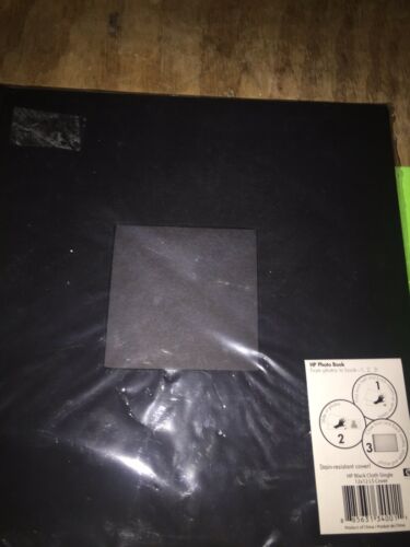 HP Expandable Photo Book 12x12 LS Black Cloth Cover