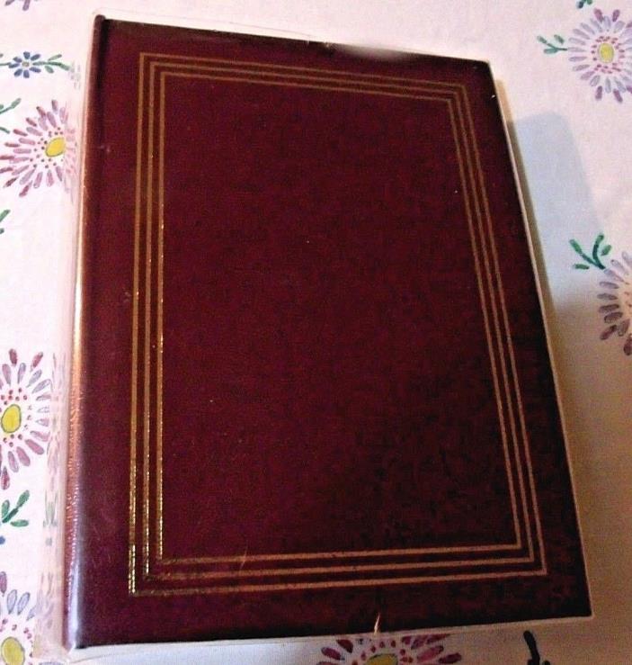 SMALL BOOK STYLE PHOTO ALBUM, HOLDS 100 4 X 6