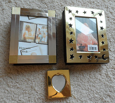 Lot Brass Photo Album Frame Books Burne and Holson Mini Max 4 x 6 New