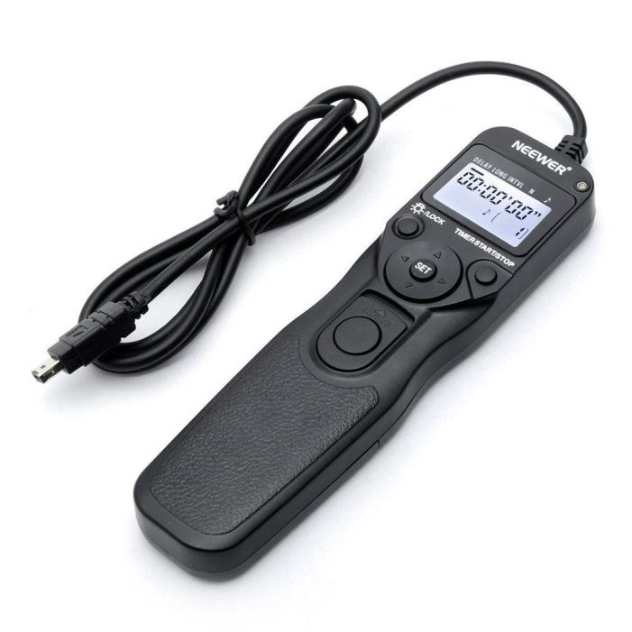 Neewer Digital Timer Remote Shutter Release Trigger(Replacement for MC-DC2)