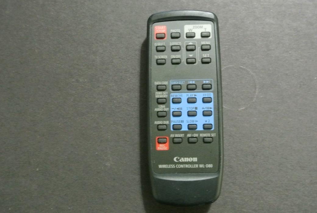 used Original Canon WL-D80 Wireless Camera Remote Control Wireless Controller