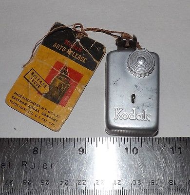 Vintage Kodak Automatic Release Remote Shutter Control with Instruction Tag