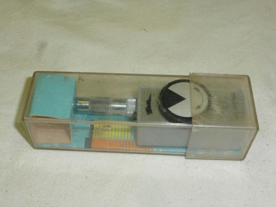 Vintage PRONTOR Shutter Release Bulb Timer  (w/ Case & Manual)