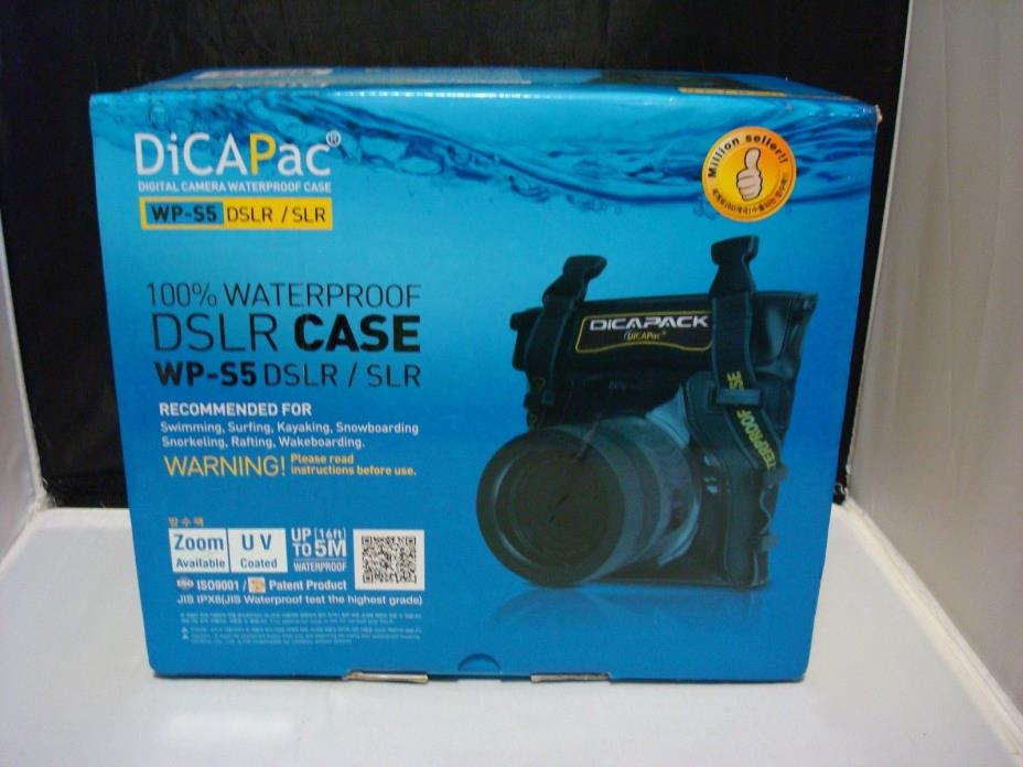 Dicapac WP-S5 DSLR Waterproof Case SLR Housing fits Nikon/Canon