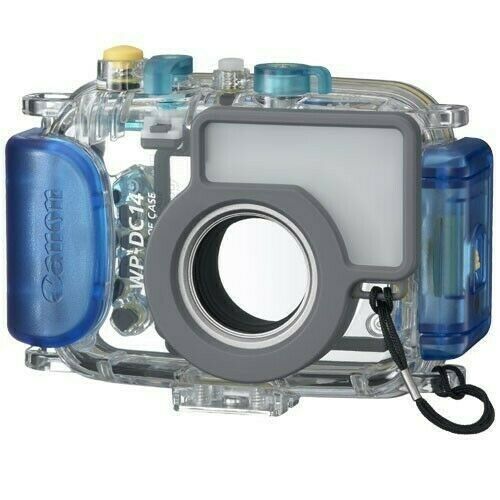 SCUBA DIVING - NEW CANON WATERPROOF CASE WP-DC14 for SD750 IXUS 75 IXY 90