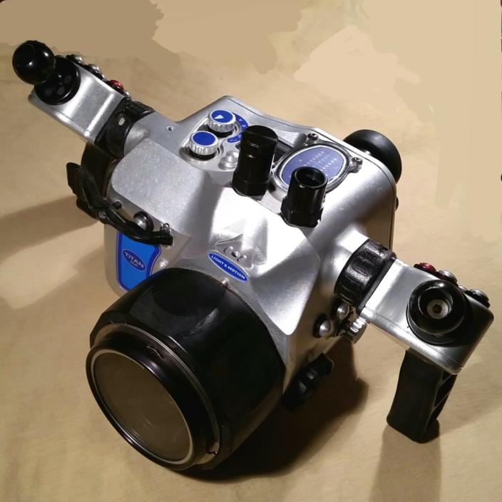 machined ALUMINUM SLR camera underwater case untested need servicing