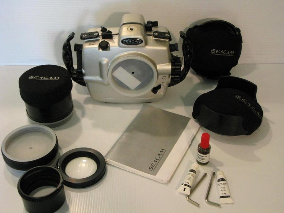 Seacam Underwater Housing for Nikon D1, D1x, D1H w/ Ports, Accessories - Rare