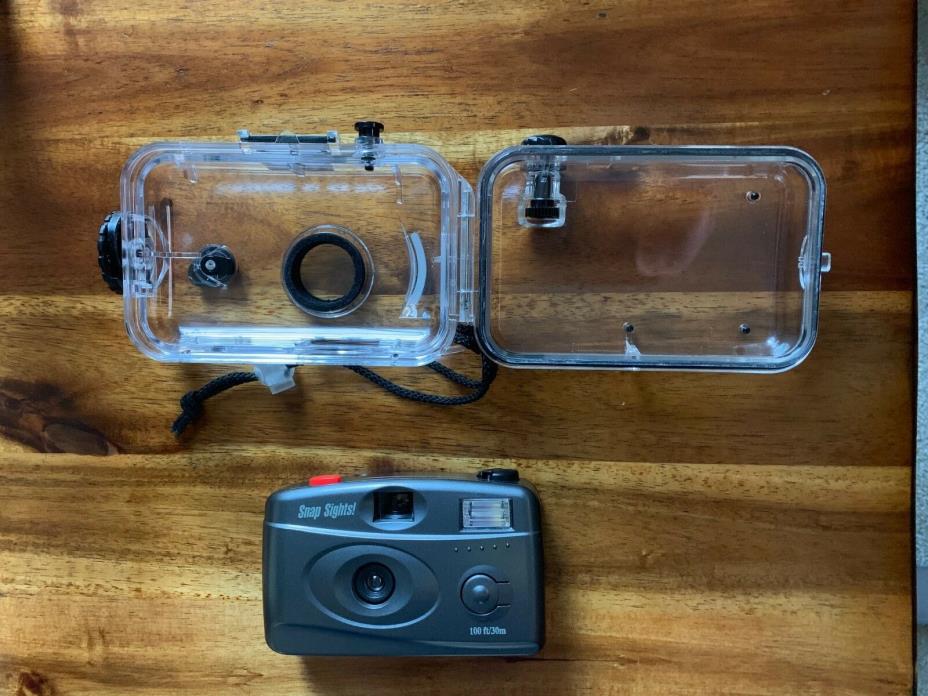 Snap Sights Optics 35mm Film Underwater Camera Focus Free Lens 30m/100ft