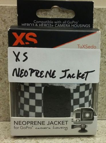 XSORIES GoPro TuXsedo NEOPRENE Housing Jacket CHECKERS New! *pls read details*