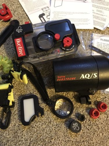 Ikelite Aquashot 3 Underwater Housing & AQ/S SubStrobe Macro Kit Photography Set