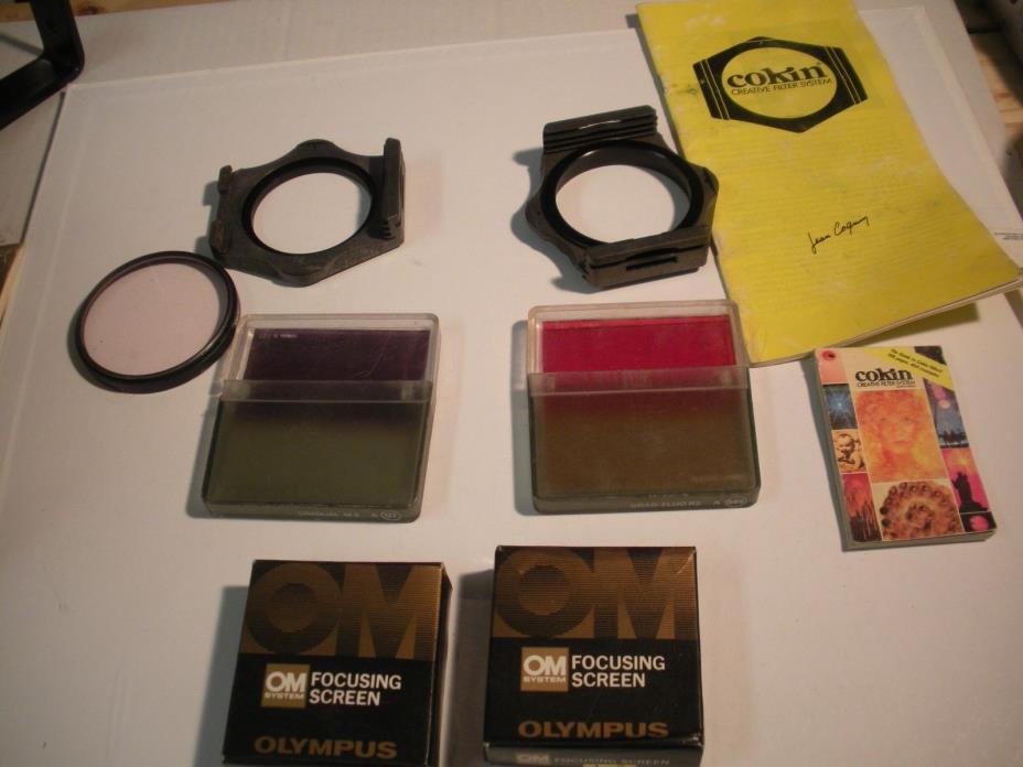 Olympus OM Focusing Screens and Cokin filters