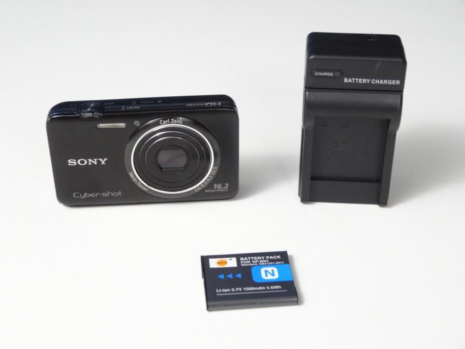 Sony Cyber-shot DSC-WX9 16.2MP 5x zoom Digital Camera - Black