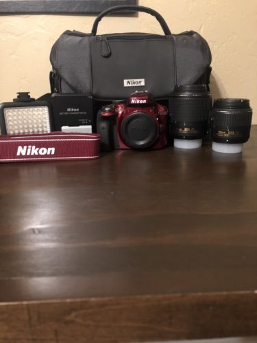 Nikon d3300 Dual Lens Kit W/ Extras