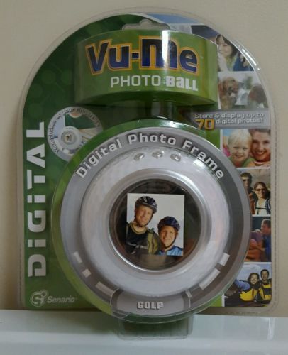 Senario Vu-Me Photo Ball GOLF Display 70 Digital Photos fathers day gift
