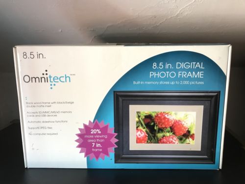 OmniTech 8.5in Digital Photo Frame