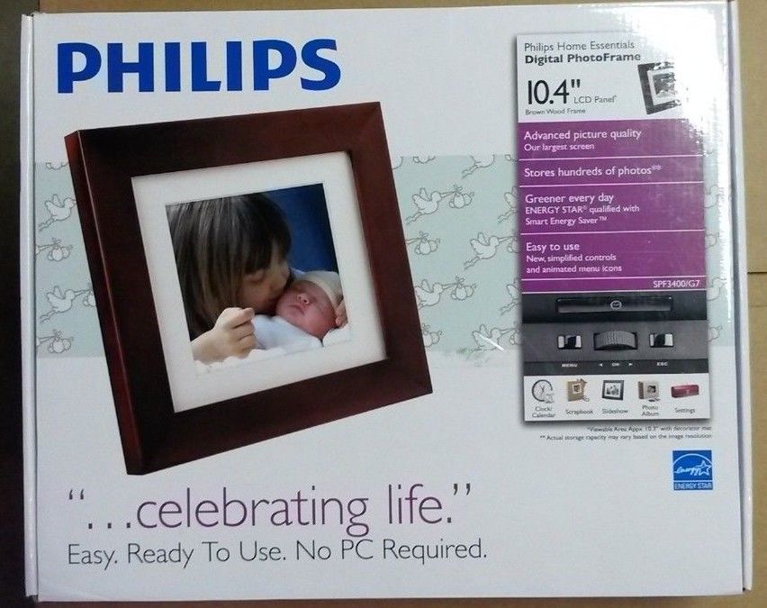 Philips Home Essentials Digital PhotoFrame 10.4