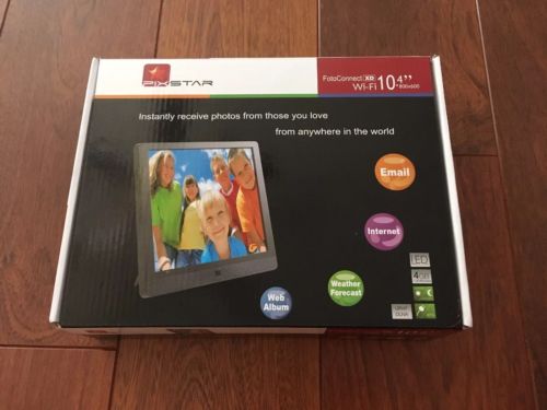 Pix Star FotoConnect XD 10.4” Wi-fi Cloud Digital Photo Frame 800 X 600 NEW