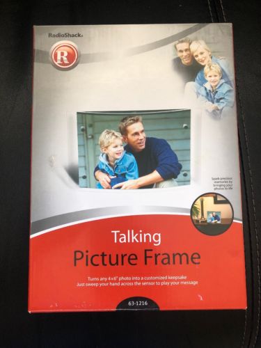 Radio Shack Talking Picture Frame 4X6  63-1216 Brand new in Box