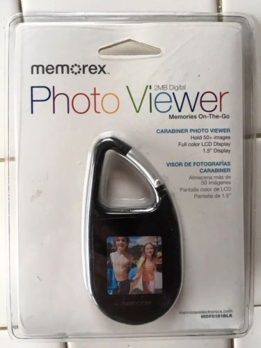 Memorex 2 MB Digital Photo Viewer - Black - MDF01514BLK - New, unopened package