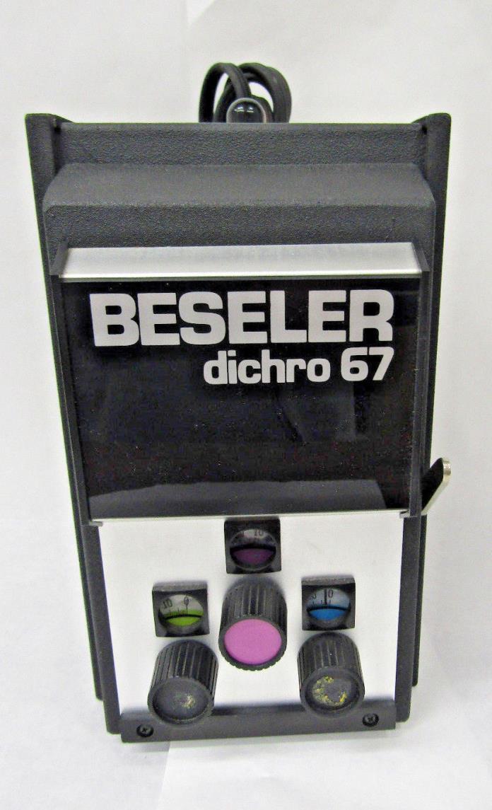 Beseler Dichro 67 Enlarger Color Lamphouse Light Source Head #6750