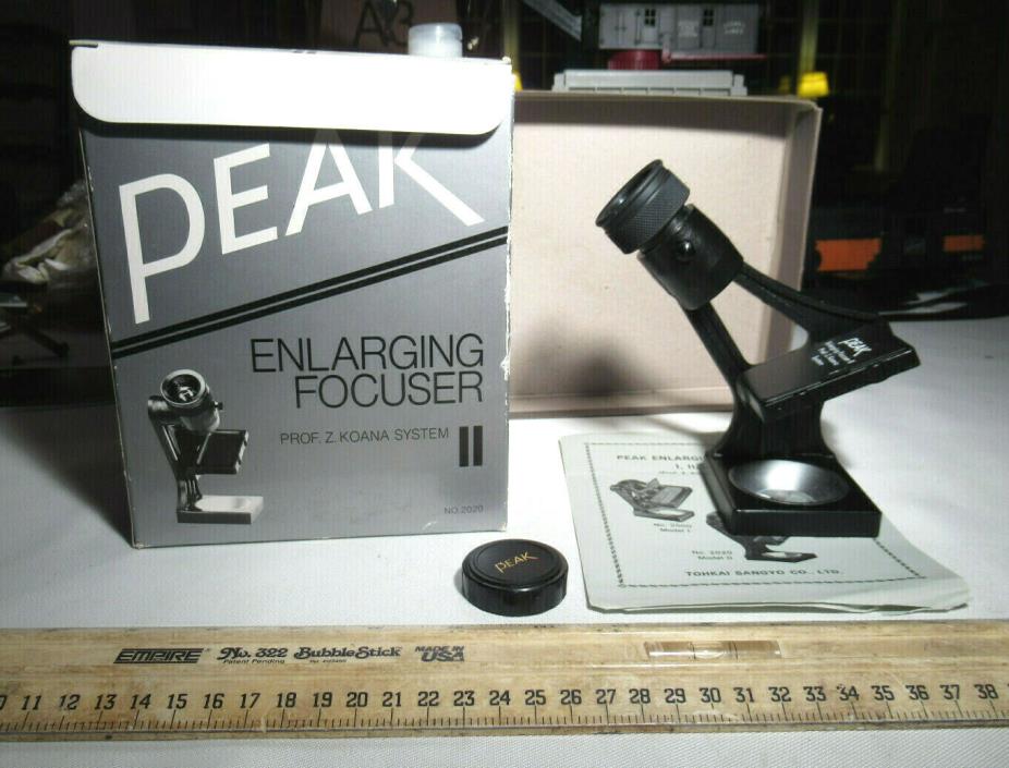 Peak Enlarging Focuser II 2020 w/ Manual and Box Sharp! Z. Koana Darkroom