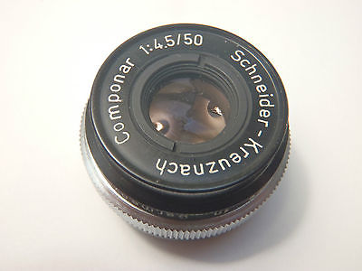 schneider-kreuznach componar 1:4.5/50 lense