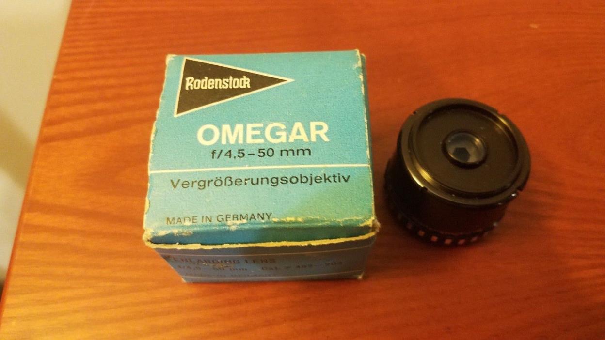 Rodenstock OMEGAR f/4,5-50mm Enlarging Lens German