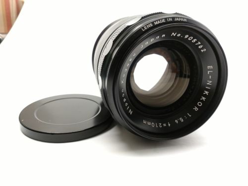 NIKON 210mm f5.6 EL Nikkor Enlarging lens for 5x7+ cap Durst mount!