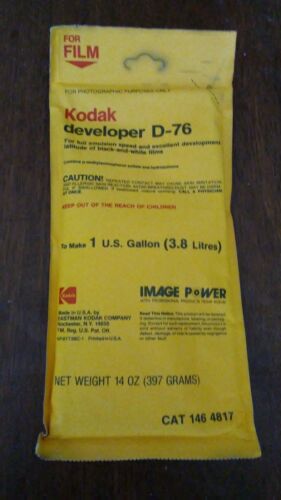 Kodak D76 B&W Film Developer dry powder to make 1 gallon.
