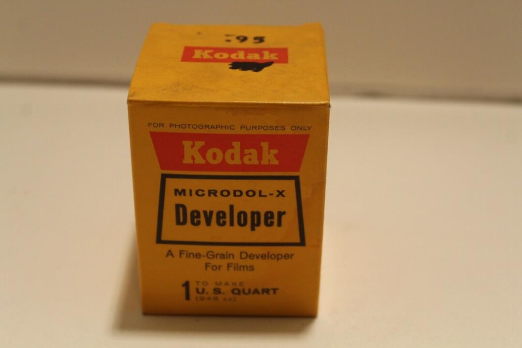 vtg kodak microdol-x developer 1 qt