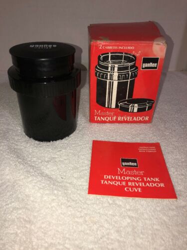 Yankee Master Film Developing Tank with Two Adjustable Reels Vintage With Box