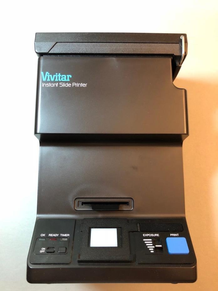 Vivitar Instant Slide Printer-Convert 35mm Slides To  Polaroid Prints EXCELLENT!