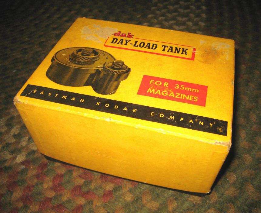 Vintage Kodak Day-Load Tank Film Developing Tank 35mm With Box Great Condition
