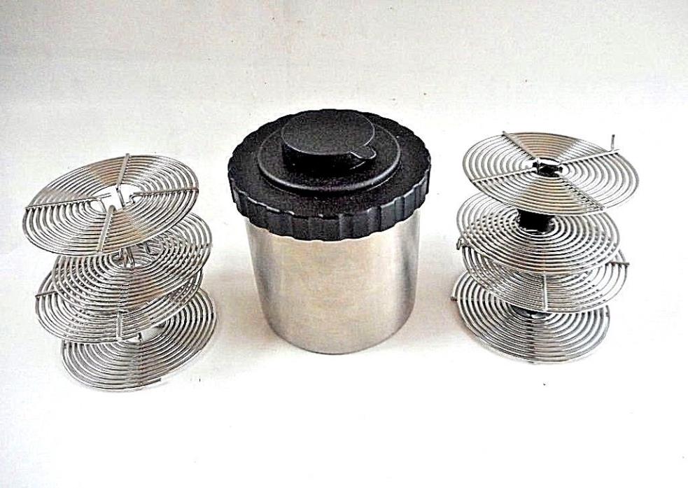 Stainless Steel Double 2 Reel Developing Tank **PLUS (4) Stainless 35mm Reels