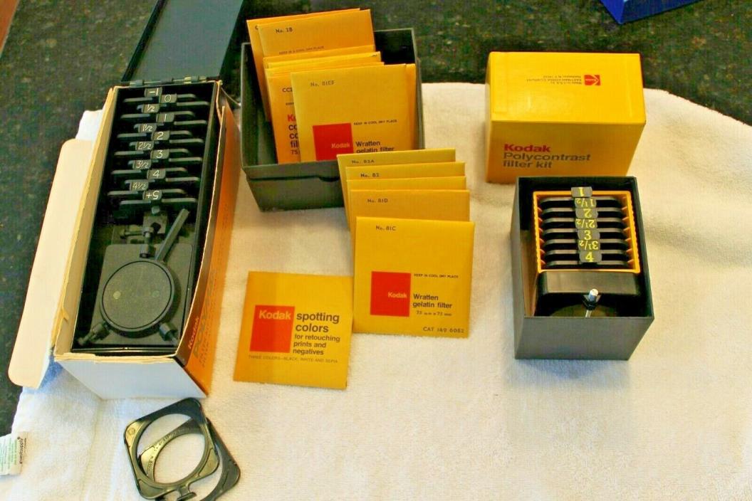 Kodak Polymax Filter Kit - Polycontrast Filter Kit - Wratten Gelatin Filters
