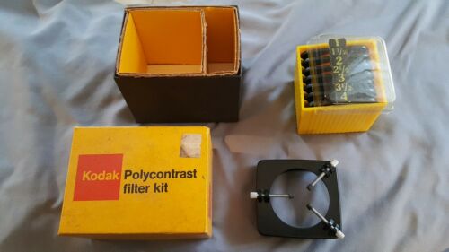 Kodak Polycontrast Filter Kit Model A Cat. # 153 8032 in Original Box
