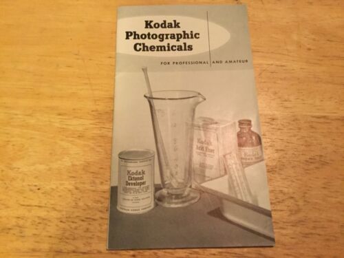 Kodak Photographic Chemicals Booklet