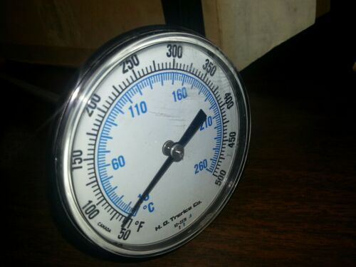 Vtg TRERICE Bi-Metal Thermometer 50-500F 15