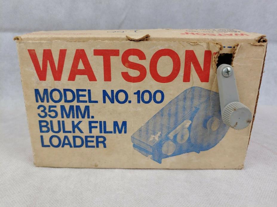 Watson 35mm Bulk Film Loader Model 100 Original Box