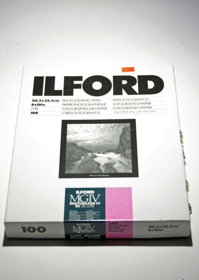 194847 Ilford Multigrade IV RC Deluxe Glossy B&W Photo Paper *OPEN BOX* As-Is