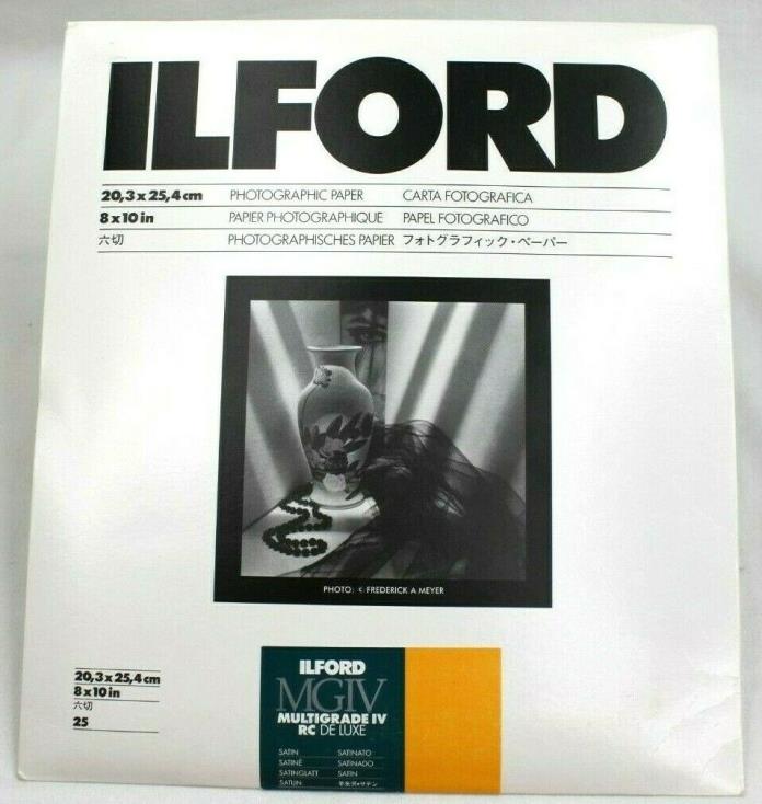 Ilford Multigrade IV RC DeLuxe Photographic Paper Satin 8