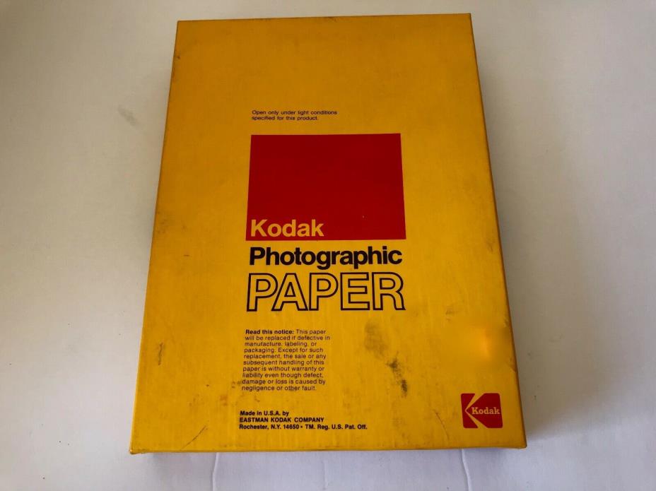 Kodak Photographic Polycontrast Rapid RC Paper F|mw 5 x 7in - 100 Sheets