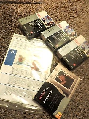 NEW Office Depot Photo Paper Lot New 4 x 6 100 sheets HP 8 x 11 (& used)